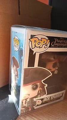 Pirates Of The Caribbean Jack Sparrow Funko Pop #273 Vinyl Figure Pop Protector • £40