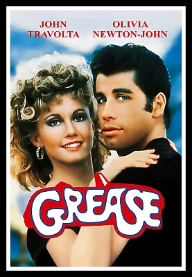 Grease Movie Poster Print & Unframed Canvas Prints • $23.95