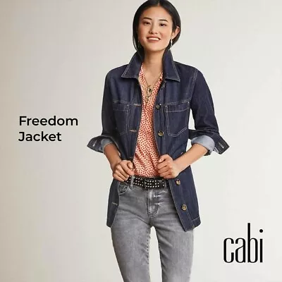 Cabi Freedom Jacket Denim Beautiful Size XL Must Have New • $40