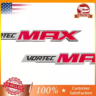 2Pcs Vortec Max Fender Emblems High Output Badge Nameplate For Silverado Sierra • $14.59