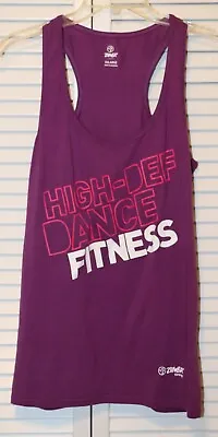 Zumba Toning Instructor Razorback Tank - Purple - XXL • £14.25