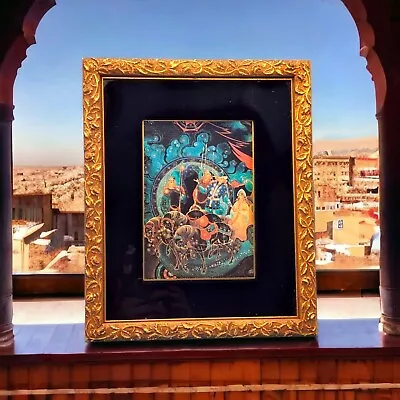 The Raven To The Palace Of The Moon Art Print Lucy Maxym In Gold Gilt Frame... • $82.48