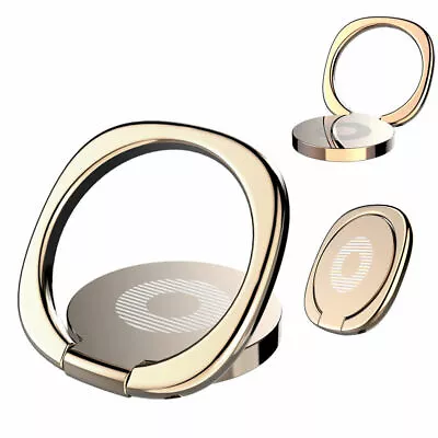 Universal 360° Finger Ring Cell Phone Holder Stand Car Magnetic Metal Plate • $4.95
