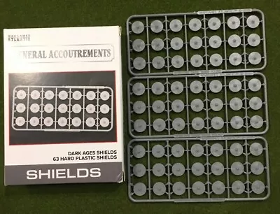 Wargames Atlantic Dark Ages Shields General Accoutrements 28mm (63x Shields) • £10