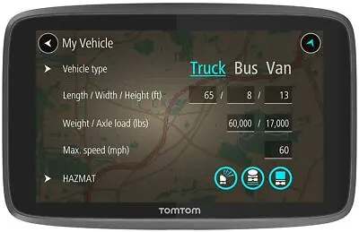 £217.77 • Buy TomTom Truck Sat Nav GO Professional 620 Wifi With European Maps Black, 6 Inch