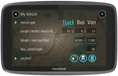 £217.77 • Buy TomTom Truck Sat Nav GO Professional 620 Wifi With European Maps Black, 6 Inch
