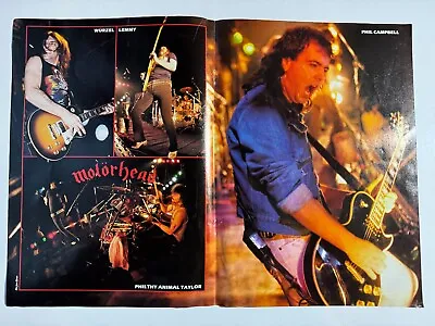 Motorhead  1988 Us Tour  Lemmy  Animal    1988 Mag Ad Poster  17  X 11.75  • $5.99