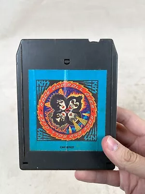 Vintage Kiss 'Rock And Roll Over' Classic Rock Album 8-Track Cartridge Untested • $4.95