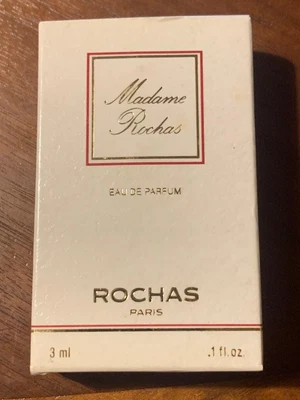 £14.54 • Buy Vintage Authentic  Mini Bottle Madame Rochas Eau De Parfum 3 Ml