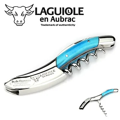 Laguiole En Aubrac Waiter Knife Camel Bone Stainless Steel Sommelier Corkscrew • £162.93