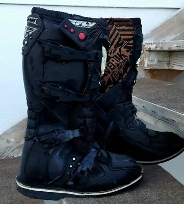 Fly Racing Maverick MX Motocross Boots Adult Size 8 USED • $100