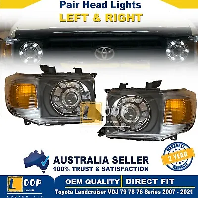 Angel Eye LED DRL V2 Head Lights Lamp Landcruiser VDJ79 70/76/78/79 2007+ Series • $549