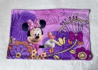 Disney’s  Minnie Mouse “It’s Playtime” Double Sided Standard Pillowcase • $1