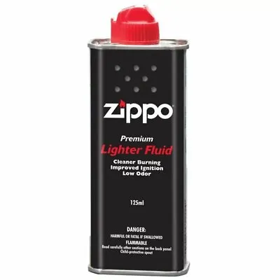$13.95 • Buy New Zippo Cigarette Genuine Lighter Premium FLUID Fuel Petrol Refill 125ml