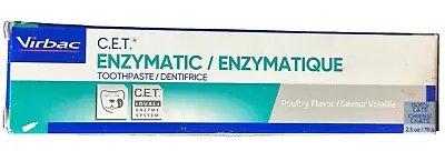 VIRBAC C.E.T. Enzymatic Dog & Cat Toothpaste Poultry Flavor 2.5 Oz • $12.99