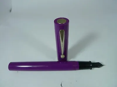 Vintage Unused Sheaffer No Nonsence Fountain Pen Purple Plastic Body USA • $13