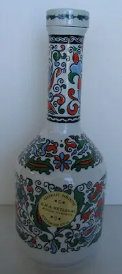 Vintage Greek Handpainted Floral Metaxa Decanter W/ Porcelain Stopper Athens • $11.50