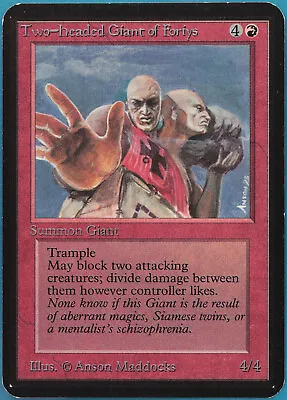 Two-Headed Giant Of Foriys Alpha PLD (Reserved List MTG Card) (429596) ABUGames • $540.01