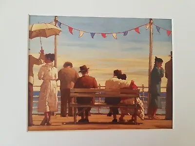 Jack Vettriano The PiER WHITE Mounted Art Print Special Offer • £3.79