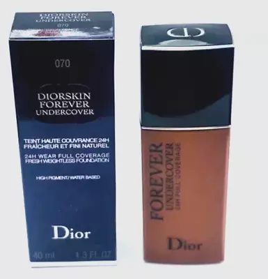 £19.95 • Buy Dior Diorskin Forever Undercover Teint 24h Wear Dark Brown 40ml Free Uk Delivery