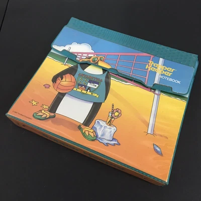 $24.50 • Buy Vintage 1992 Meade Trapper Keeper Penguin Antarctica Volleyball