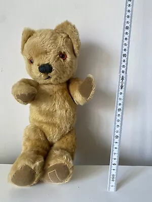 Merrythought Jointed Teddy Bear Plush Soft Vintage Toy Light Brown • £19.99