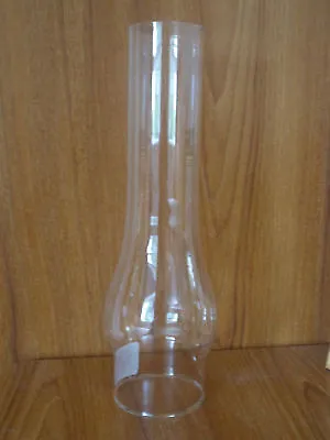 £12.99 • Buy DUPLEX Round Bulge OIL LAMP CHIMNEY Single Glass 10 X 2.5  NEW 