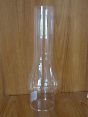 DUPLEX Round Bulge OIL LAMP CHIMNEY Single Glass 10 X 2.5  NEW  • £12.99