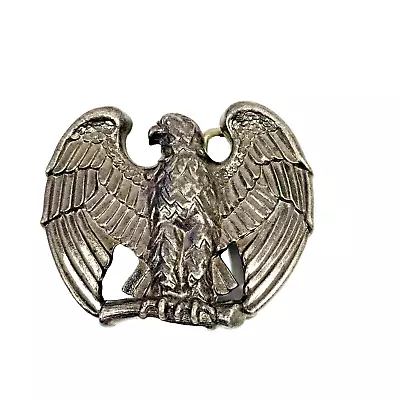 Vintage Avon Belt Buckle Eagle Metal - 2.5  X 2.25  Patriotic America Freedom • $10.49
