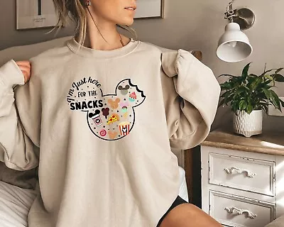 I'm Just Here For The Snacks Family Trip 2024 Sweatshirt Matching Hoodie • $19.99