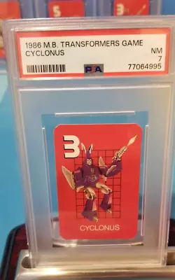 💥 SHORT PRINT 1986 CYCLONUS 1st Card Rc PSA RETIRED Graded Transformers G1 💥 • $25.46