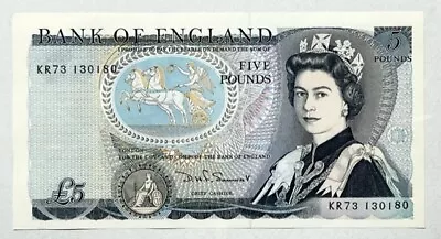 Bank Of ENGLAND - 5 Pounds - (1980-1987) Pick 378c - Gem Crisp Uncirculated! • $25