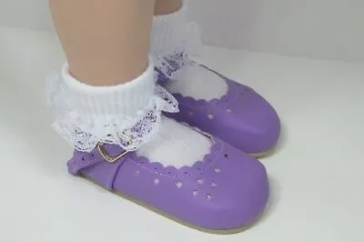 LAVENDER Heart Cut-Out W/Buckle LL Doll Shoes For 23  My Twinn Poseable (Debs*) • $14.19