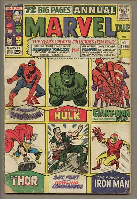 Marvel Tales #1 Annual Origin Spider-Man Hulk Iron Man Thor Ant-Man Sgt. Fury • $66