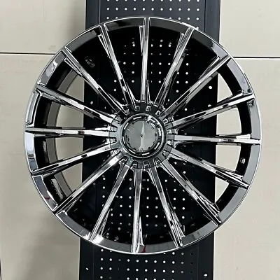 20  S65 Amg Style Black Chrome Rims Wheels Fits Mercedes Benz Sl Sl500 Sl550 • $1499