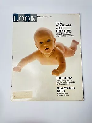 Look Magazine April 21 1970 - Baby Cover - Vintage • $11.99