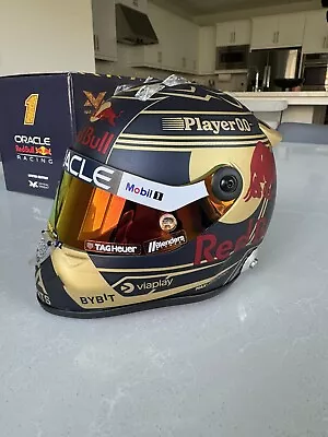 Max Verstappen 1:2 Helmet 2023 Special Edition 3x WORLD CHAMPION Red Bull. New • $240