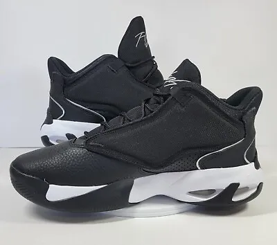 Jordan Max Aura 4 Mid Basketball Shoes Men's 12 Black Metallic Silver DN3687-002 • $99.97