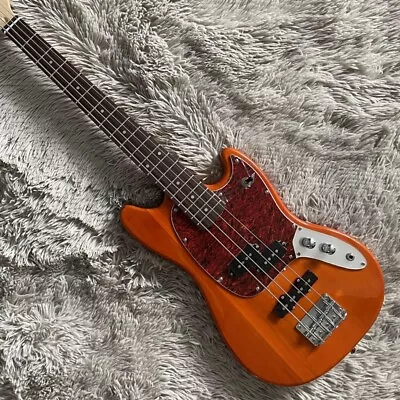 4-Strings Orange Electric Bass Solid Rosewood Fretboard 19 Frets Red Pickguard • $255