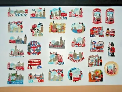 I LOVE LONDON ENGLAND UK FRIDGE MAGNET SOUVENIR CERAMIC Random • £14.99