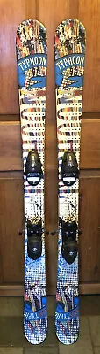 $139.99 • Buy 135 Cm Axis Typhoon Junior Twintip Skis With Bindings + Kid's 6.5 Or 7 Boots