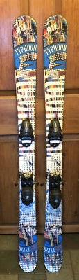 $139.99 • Buy 135 Cm Axis Typhoon Junior Twintip Skis With Bindings + Kid's 6.5 Or 7 Boots