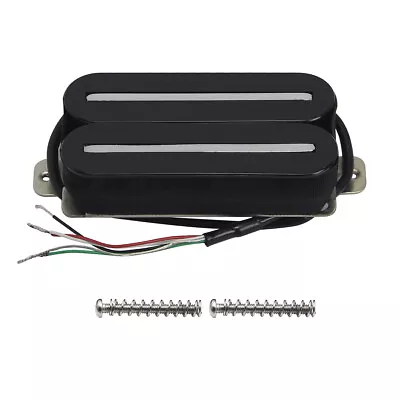 FLEOR 57mm Hot Rail Humbucker Dual Blade Electric Guitar Pickup Ceramic 4-Wires • $11.06