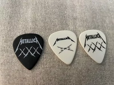 METALLICA - Guitar Pick Picks Plectrum LOT Of 3 (three) *VERY RARE* #5 • $0.99