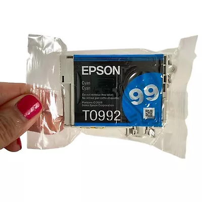 Epson 99 T0992 Cyan Ink GENUINE Sealed For Artisan 700 710 725 730 800 810 835 • $8.99