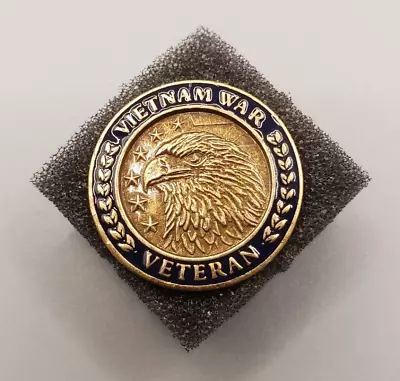 Vietnam War Veteran 50th Anniversary Eagle Commemorative Lapel Hat Pin In Case • $9.25