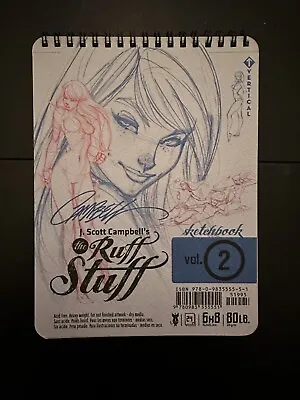 J. Scott Campbell The Ruff Stuff Sketchbook Vol. 2 • $70