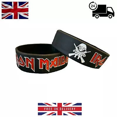 Rock/Heavy Metal Band - Silicone Wristband - New - Iron Maiden • £4.69