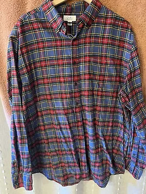 Croft & Barrow Men’s XL Flannel Long Sleeve Shirt • $15