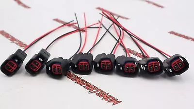 $18.04 • Buy 8pcs EV6 EV14 USCAR Fuel Injector Connector Pigtail Wire Dodge LS2 LS3 GM Ford